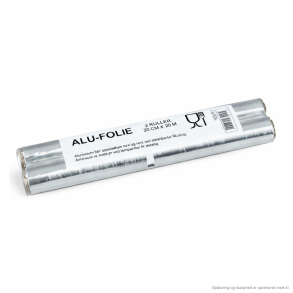 Aluminiumsfolie 29 cm x 20 m f�devaregodkendt stanniol