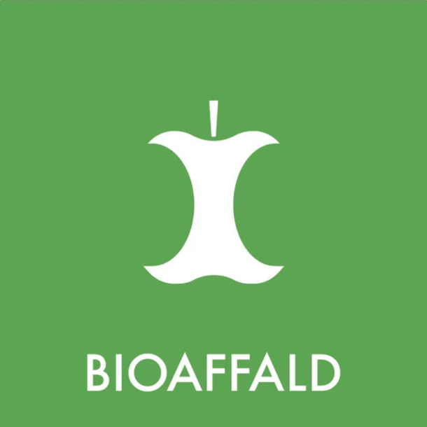 Klisterm�rke piktogrammer til affaldssortering