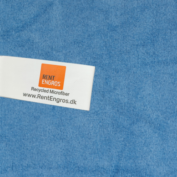 Recycled microfiberklud, bl�, 295 GSM, 32x32 cm
