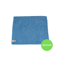 Recycled microfiberklud, bl�, 295 GSM, 32x32 cm