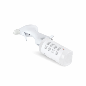 Flaske Tom Bruse 325ml med Hoved/Tryk/Beholder Klar/Hvid til Quick & Easy system