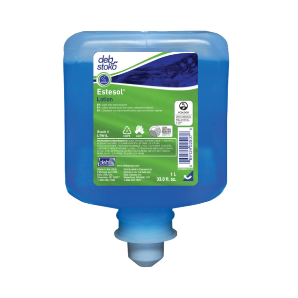 Cremesbe Estesol Lotion Blomstermrket med Parfume til Dispenser 1 ltr Bl