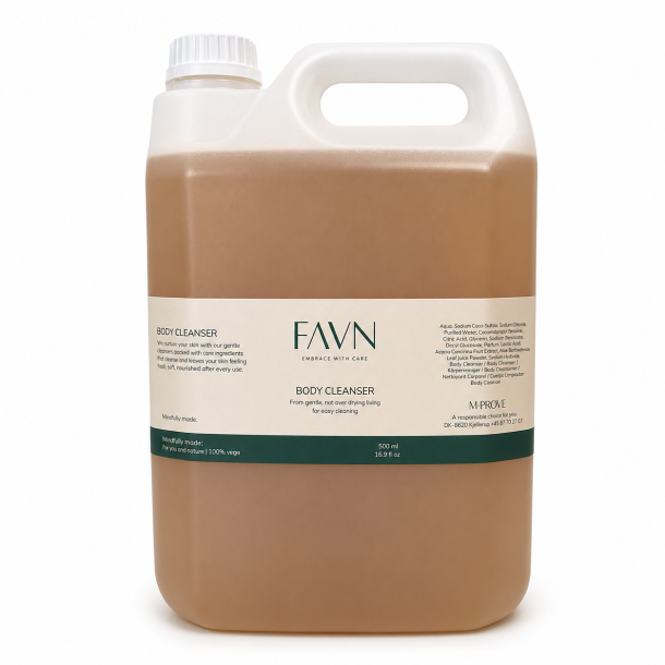 FAVN body cleanser jasmint 5 liter refill vegansk