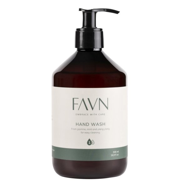 FAVN hand wash jasmin mint 500 ml vegansk