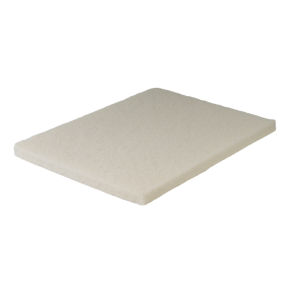 Firkantet skurepad, hvid