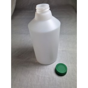 HDPE flaske 500 ml milky white til ECA vand