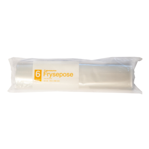 Frysepose 6 liter LDPE 34 my med skrivefelt 30 ruller