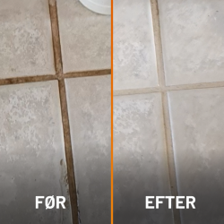 Miljvenlig fugerens + fugebrste