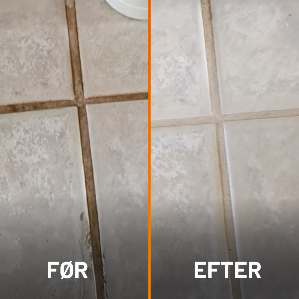 Milj�venlig fugerens + fugeb�rste