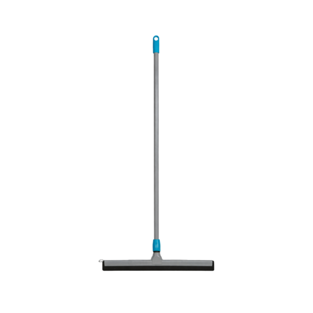 Gulvskraber 45 cm med metalskaft 130 cm � Dobbelt gummi