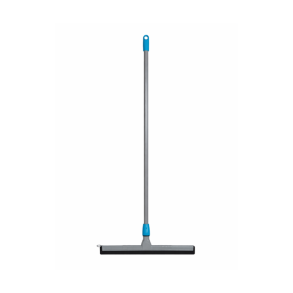 Gulvskraber 45 cm med metalskaft 150 cm � Dobbelt gummi