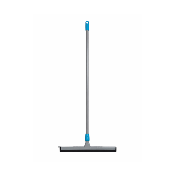 Gulvskraber 45 cm med metalskaft 150 cm � Dobbelt gummi