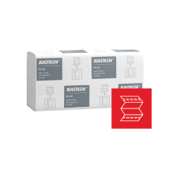 Katrin Plus One Stop hndkldeark, Z-fold, 2-lags