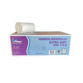 Hndklderulle Pristine Extra soft 1-lag 115 m uden Hylse Nyfiber