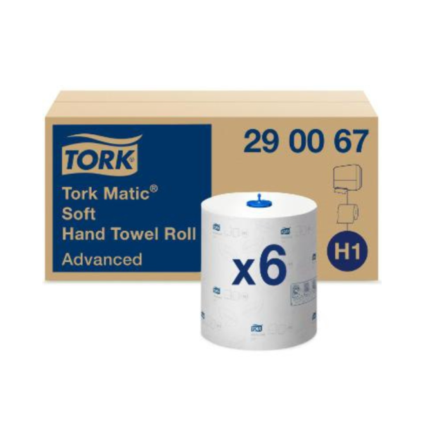 Hndklderulle Tork Matic Advanced System H1 2-lag 150 m Hvid