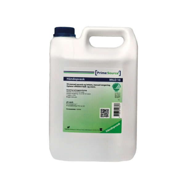 Hndopvask Prime Source Mild 10 Svanemrket uden Farve/Parfume 5 ltr