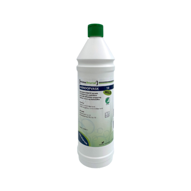 Hndopvask Prime Source Mild 10 Svanemrket uden Farve/Parfume 1 ltr