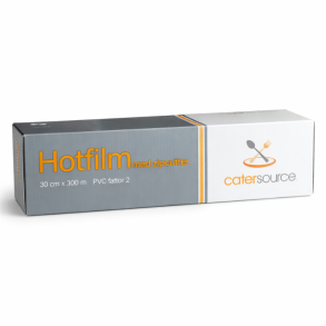 Hotfilm PVC 29 cm x 300 m, uperforeret husholdningsfilm