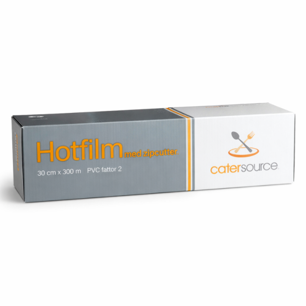 Hotfilm PVC 29 cm x 300 m, uperforeret husholdningsfilm