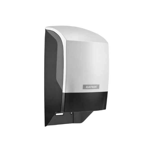 Dispenser Katrin Toiletpapir System L17.2xB15.2xH31.2cm Plast Hvid til 2 ruller