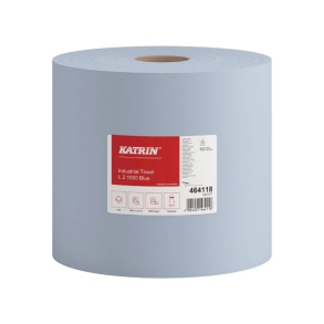 Industrirulle Katrin 2-lags bl� 22 cm x 360 m
