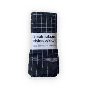 K�kkenviskestykker i bomuld 50x70 cm, Luksus viskestykke 3 stk.