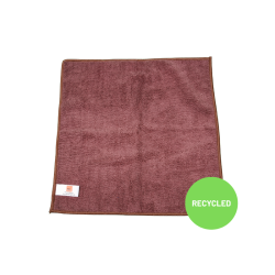 Recycled microfiberklud r�dbrun 295 GSM, 32x32cm