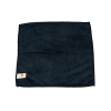 Microfiberklud sort 295 GSM, 40x40cm