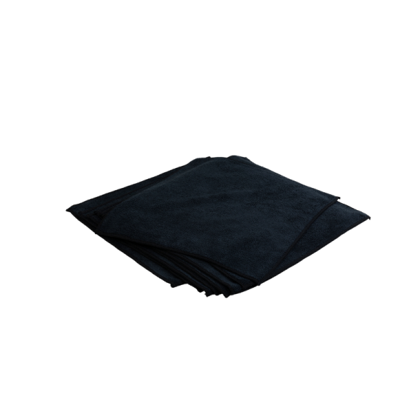 Microfiber universalklud - kotex mrket 4 farver, 32x32 cm. Sort