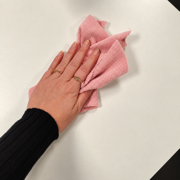 Microfiberklude p� rulle 75 stk. pink