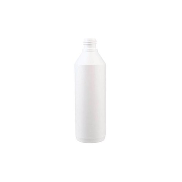 Plastflaske, hvid, 1 ltr. uden låg
