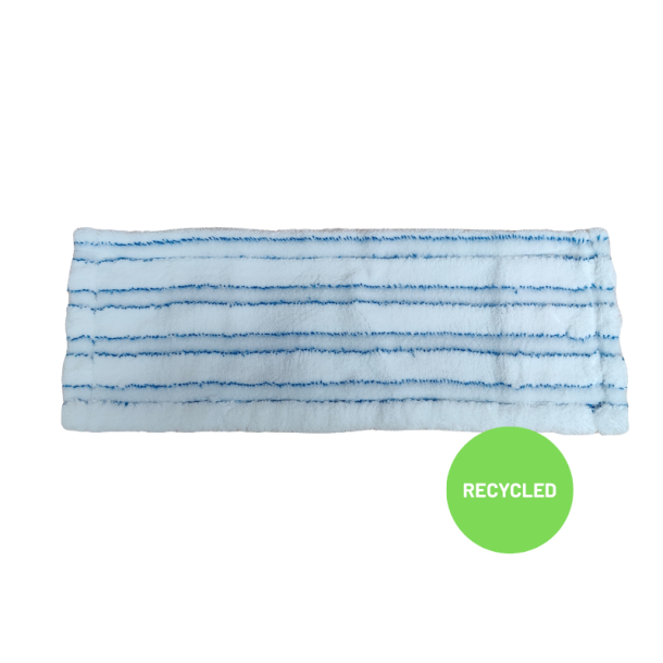 Recycled microfibermoppe med lomme 40 cm