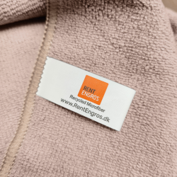 Recycled microfiberklud beige 295 GSM, 32x32cm