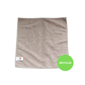 Recycled microfiberklud beige 295 GSM, 32x32cm
