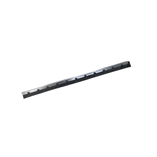 Rustfri skinne med gummi - 45 cm