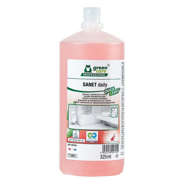Sanitetsrengring: SANET Daily sur m. Parfume / 325 ml / Rd