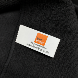 Ekstra sugende recycled microfiberklud 550 gsm, sort 50x80 cm