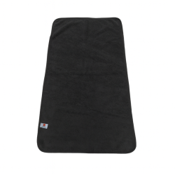 Ekstra sugende recycled microfiberklud 550 gsm, sort 50x80 cm