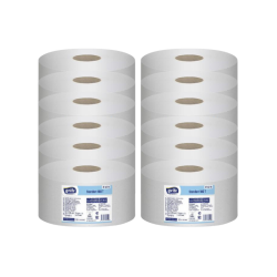 Toiletpapir Grite Jumbo 2-lag �19 cm x180 m Genbrugsfiber