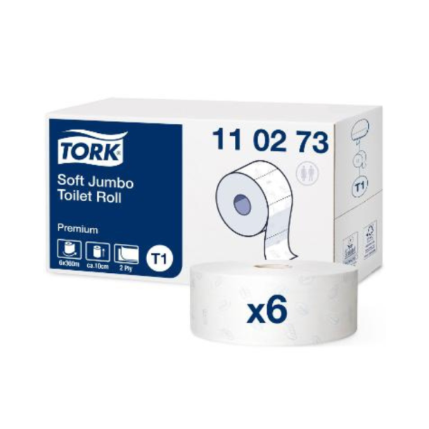 Toiletpapir Tork Premium Jumbo T1 Soft 2-lag 360 m