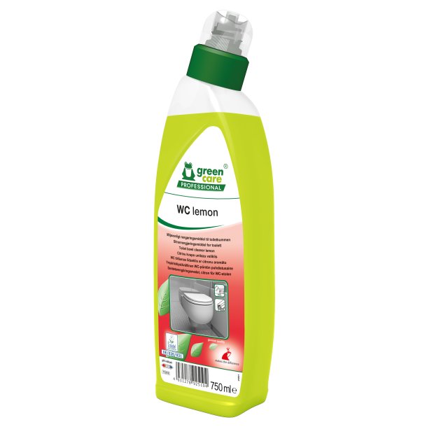 Toiletrens: WC Lemon sur m. Parfume / 750 ml / Gul