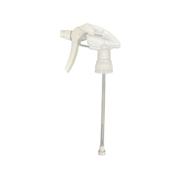 Trigger sprayer 500 ml til flaske hvid, rustfrie fjer