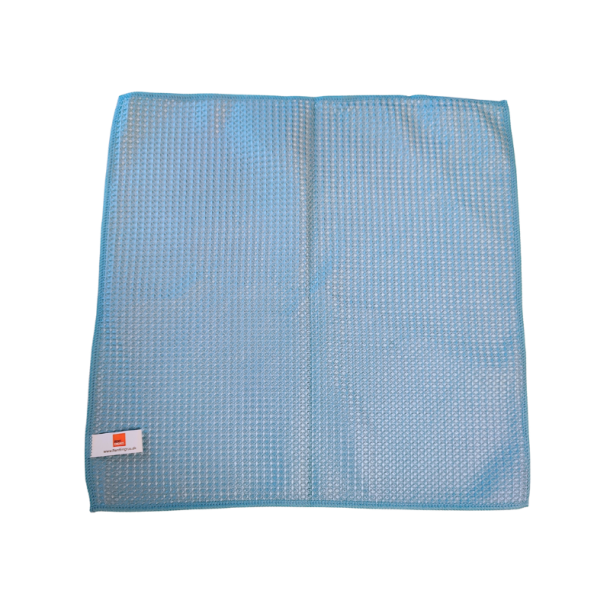 Vaffelv�vet microfiberklud 300 GSM til glas og overflader