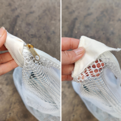 Vaskenet med lynls 60x90 cm