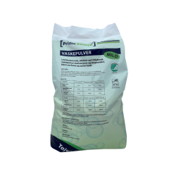 Vaskepulver: Prime Source Mild u. Parfume &amp; Optisk hvidt / 10 kg.